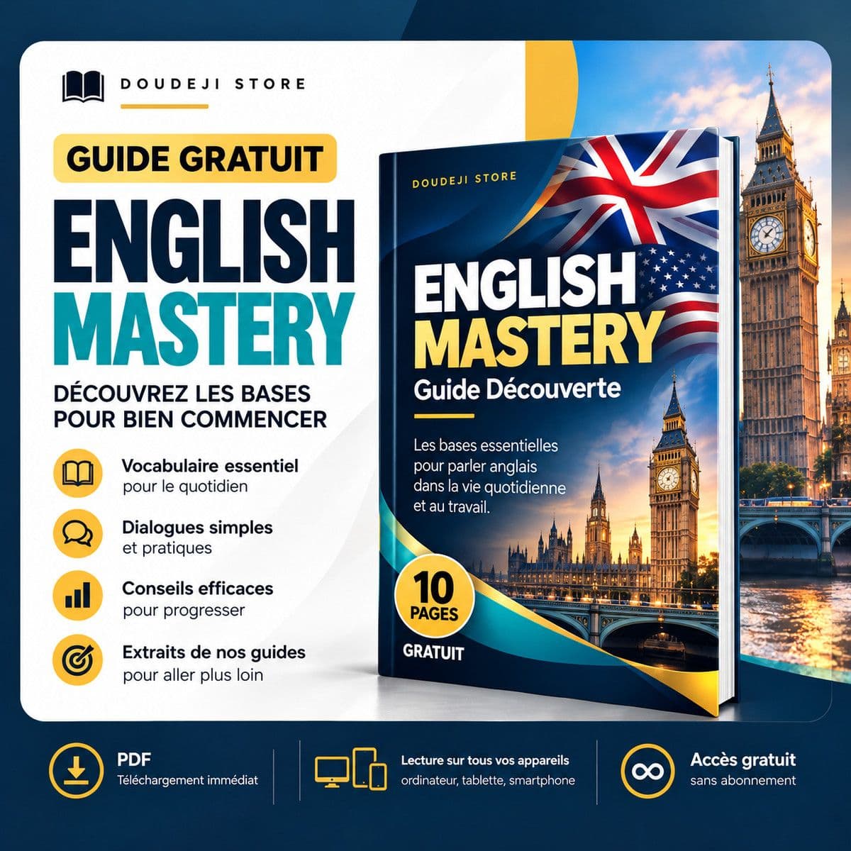 English Mastery Pack — Guide découverte gratuit